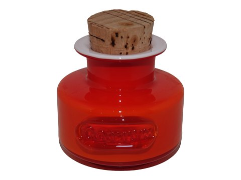 Holmegaard Red Palet spice jar Carry