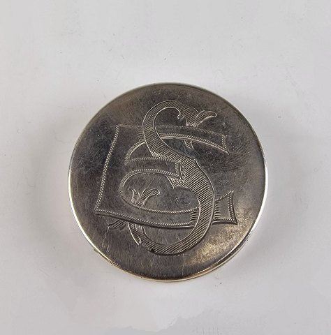 Pilleæske Sølv3,5 cm