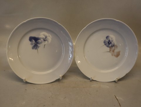 Art Nouveau tallerken 19 cm B&G (027) with flowers  Porcelain