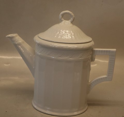 11553 Kaffekande  22 cm (126) 90 cl Kongelig Dansk Viftestellet, hvidt