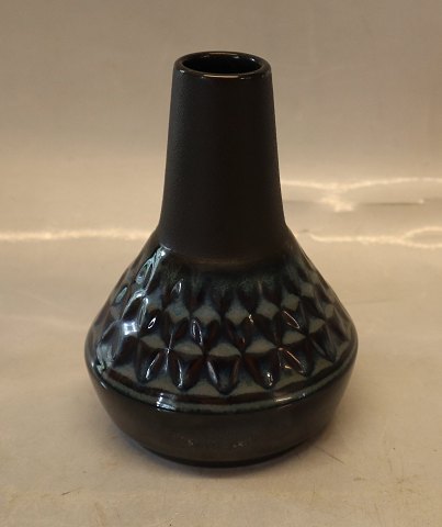 Soeholm 3323 Blue Vase 13.7 cm EJ 64 Series Design Einer Johansen  - Bornholm pottery  from Soeholm