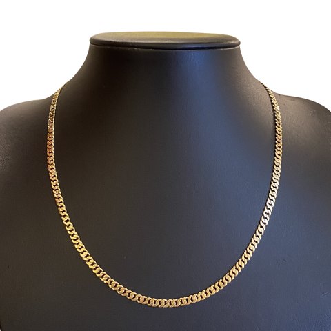 Panser halskæde i 14 kt. guld, l. 46 cm