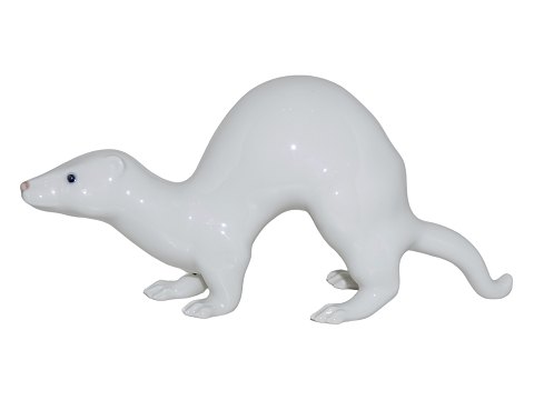 Royal Copenhagen figurHvid hermelin