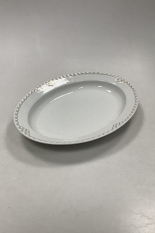 Royal Copenhagen Princess Gold Oval Platter No .374