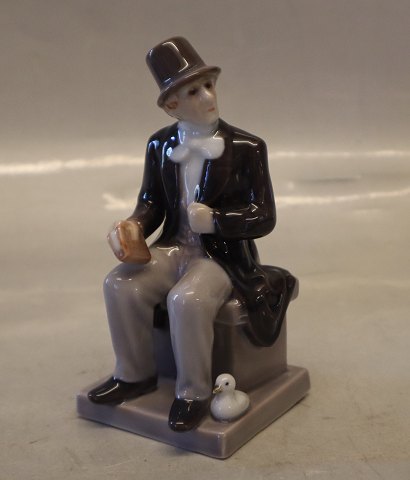 849 RC H. C. Andersen 13 cm Anual figurine 2014 Sven Vestergaard  Royal Copenhagen
