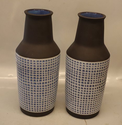 Thule 3241 Vase 33 cm 1963 Anni Rigmor Jeppesen  Aluminia kunstfajance 