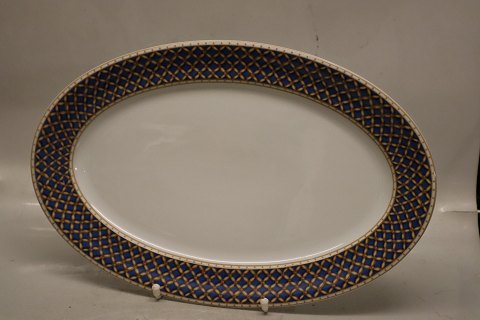 375 Fad ovalt 39 cm  Liselund (Ny) Kongelig Dansk Design af Diana Holstein