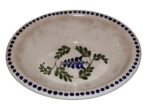 Aluminia BlåregnOval skål