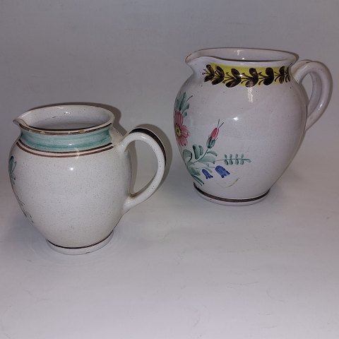 Two old Syberg jugs in ceramics