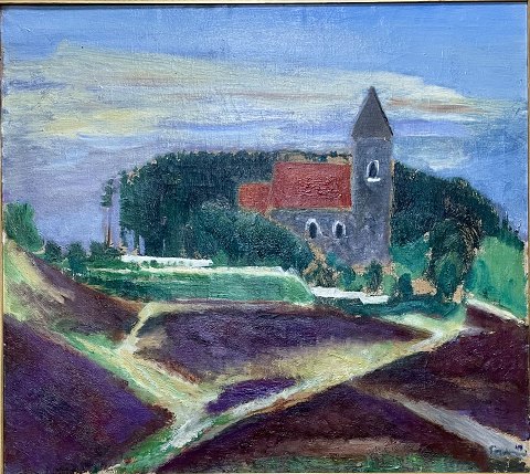 Jens Søndergaard 1895-1956ca 195062 x 70 cm. (68 x 76 cm)
