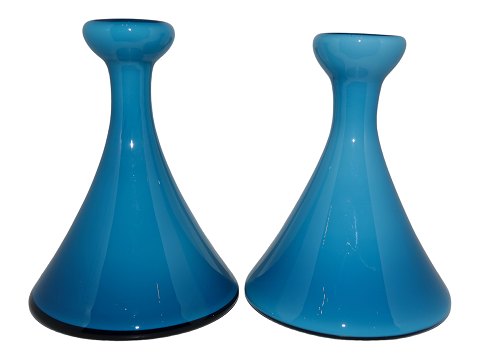 Holmegaard CarnabyBlue trumpet shaped vase