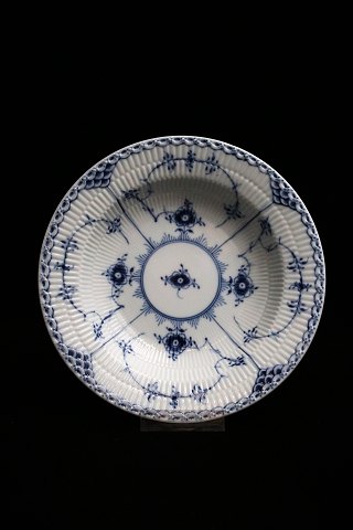 Royal Copenhagen Musselmalet Halvblonde lille dyb tallerken.RC#1/566...