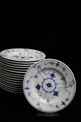 Bing & Grøndahl Blåmalet / Musselmalet desserttallerken i jernporcelæn.Dia.: 15,5cm. B&G#700...