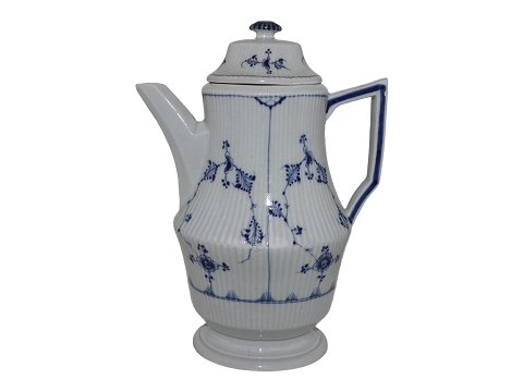 Musselmalet RifletAntik kaffekande fra ca. år 1800
