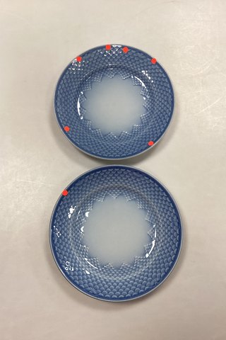 Bing and Grondahl Blue Tone/Seashell Hotel Small Lunch Plate No. 706/1005 - CHIPPED