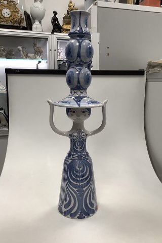 Bjørn Wiinblad Figur Vase Stor Dame L15 fra 1986