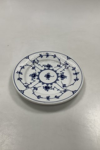 Royal Copenhagen Musselmalet Riflet Hotel Kagetallerken No. 2055