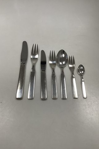Hingelberg Sterling Sølv Bestik No. 10 designet af Svend Weihrauch 12 personer 98 dele med serveringsdele