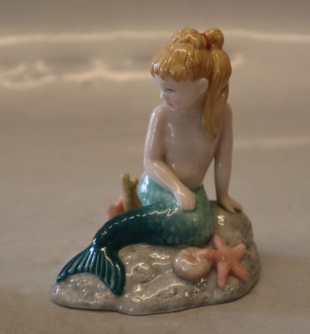 1249225 RC The little mermaid 9 cm H.C. Andersen Fairy Tale Royal Copenhagen figurine