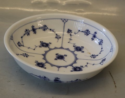 305-1  Salatfad/salatskål, rund m/krave 21,5 cm  Kongelig Dansk Porcelæn Musselmalet