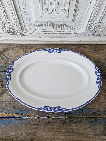 Villeroy & Boch Blå Olga ovalt fad 35 cm.