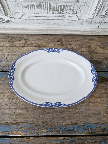 Villeroy & Boch Blå Olga ovalt fad 25 cm.