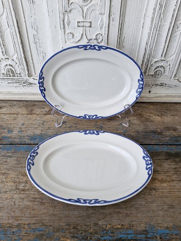 Villeroy & Boch Blå Olga lille ovalt fad 21 cm.
