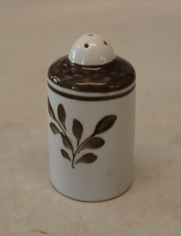 Brun Trankebar  1008-45 Peber 8 cm    Aluminia Fajance 