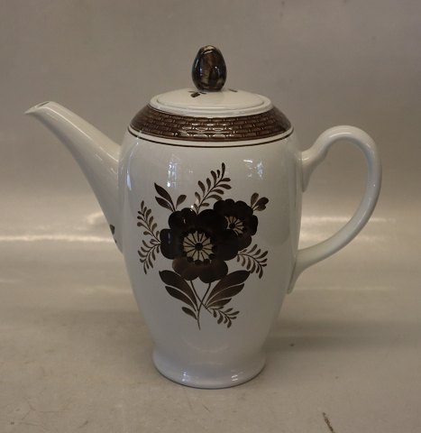 Brown Tranquebar 1105-45 Coffee pot 0,9 L / 20.5 cm   Aluminia Faience
