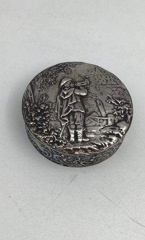 Tysk? Sølv Pilleæske / Snusdåse