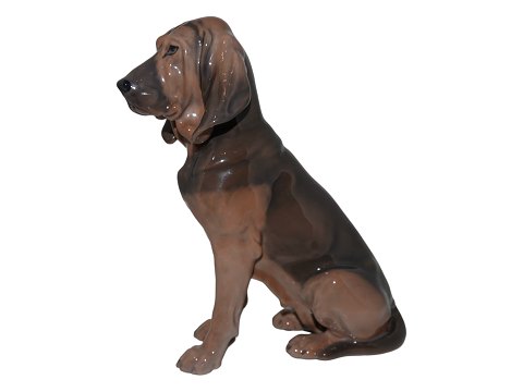 Royal Copenhagen FigurSiddende Blodhund