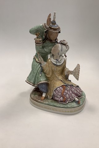 Royal Copenhagen Gerhard Henning overglaze figurine Nightingale No 2409ON LOAN TO VEJEN AND ØREGAARD MUSEUM UNTIL SEPTEMBER 2026