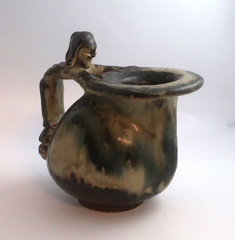 Royal Copenhagen. Stoneware. Jug. Model 20147. Bode Willumsen. Height 18 cm. (1 quality)