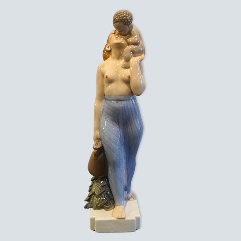 Dahl Jensen; Porcelænsfigur "Moder med barn" #1181