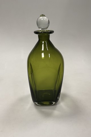 Holmegaard Grøn Glas Karaffel med Låg
