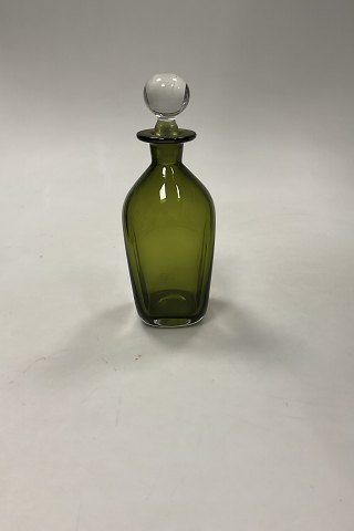 Holmegaard Grøn Glas Karaffel med Låg