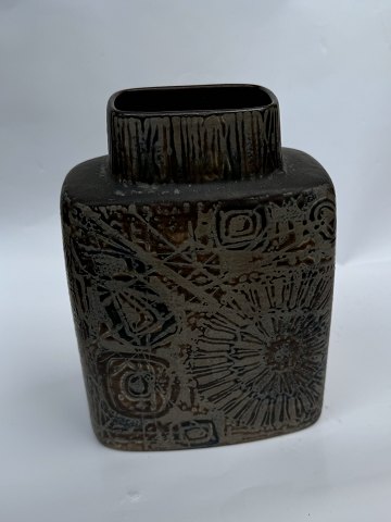 Brown baca vase from Royal Copenhagen