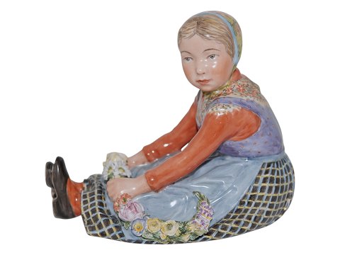 Royal Copenhagen Overglaze FigurineGirl from Jutland