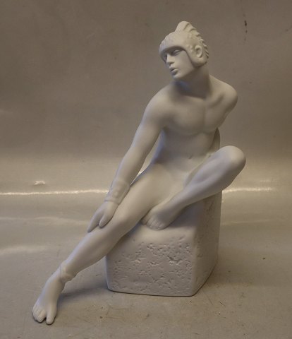 Kongelig Dansk 612 Kgl.  Pisces - Stjernetegnsfigur - fisken 25 cm Design Pia Langelund (1249612) hvid