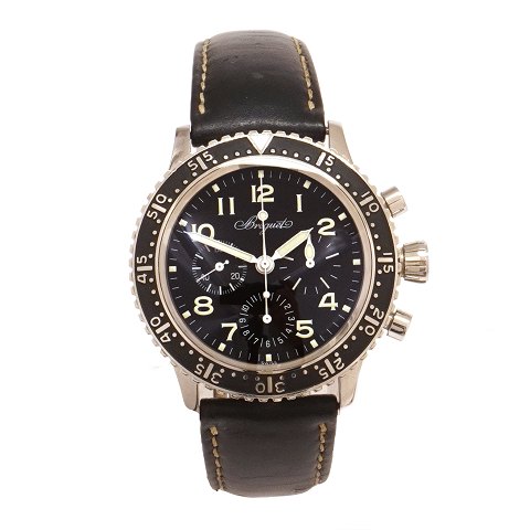 Breguet Type XX Aeronavalle Ref. 3803 limited fra år 2010. D: 40mm. Design fra 1950erne, hvor modellen leveredes til det franske militær. Fremstillet 2010 i kun 1000 eksemplarer