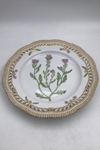 Royal Copenhagen Flora Danica tallerken med gennembrudt kant No 20/3553 eller 637