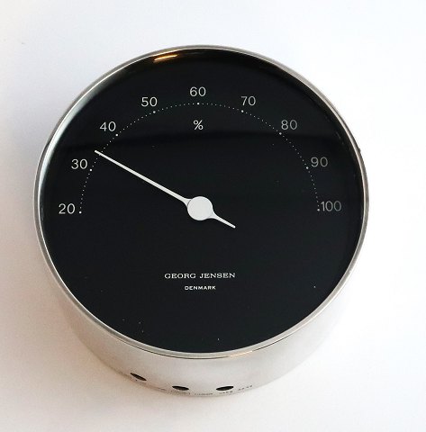 Georg Jensen. Hygrometer in sterling silver (925). Henning Koppel. Design 1411. Diameter 9.5 cm. Produced 1983 (I10)