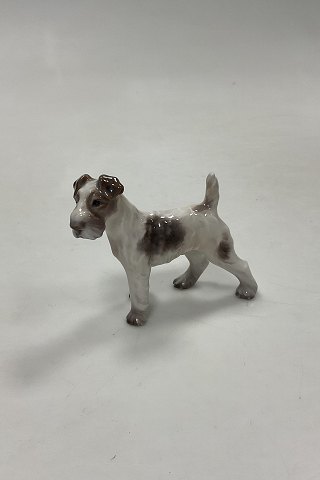 Dahl-Jensen Figurine Wire Haired Fox Terrier No. 1118