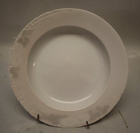 72-10014 Kgl. Dyb tallerken 23 cm , rosa Skærsommernats drøm Kongelig Dansk Porcelæn