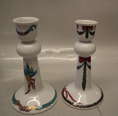 Jingle Bell 177.501-15119 Jingle Bells  Lysestage ca 18 cm  Kongelig Dansk Porcelæn