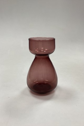 Violet Blomsterløg Vase Holmegaard / Kastrup / Fyens Glasværk
