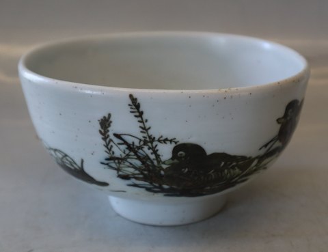 1100-5316 RC Alumnia Diana Stoneware bowl  with ducks 8 x 13 cm Nils Thorsson Aluminia