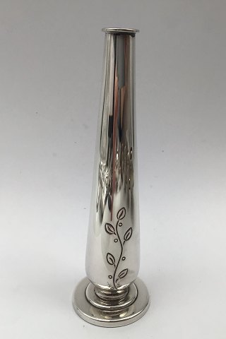 Hans Jensen Sølv Orkide Vase