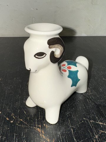 Royal Copenhagen Christmas goat as candlestick