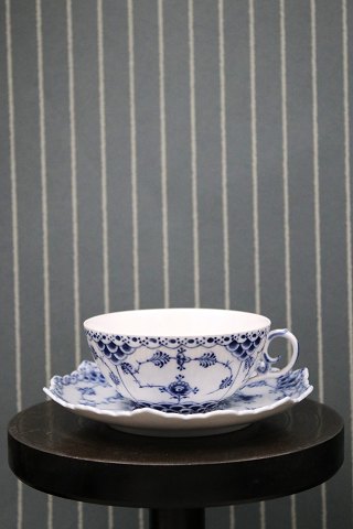 Royal Copenhagen, Blue Fluted Full Lace Teacup.RC# 1/1130...